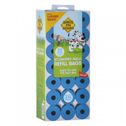Bags on Board Refill 315 Blue Bags